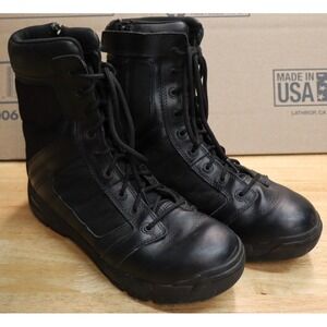Original Swat Mens Boots Size 11 W Metro Air 9" Side Zip Black Wide Black